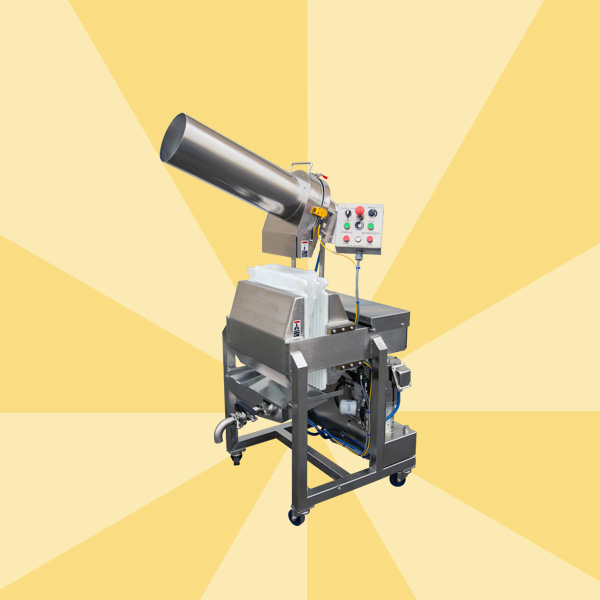 Machine In Front of a Yellow Starburst