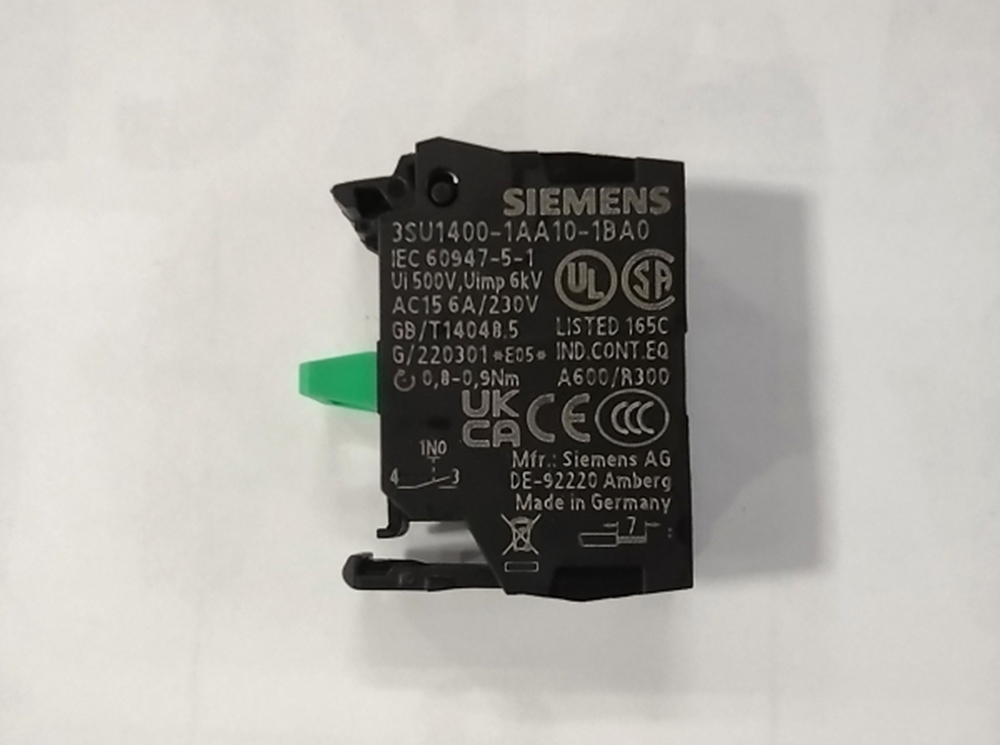 Close up of Contact Block