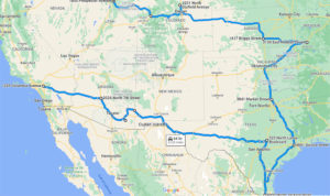 A Recent Delivery and Service Trip Mapped Out