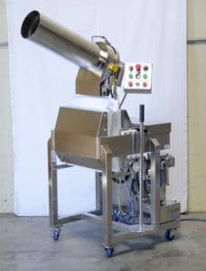 Front and Right Side of M100 Commercial Cold Press Juicer Machine