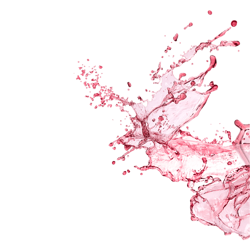 Photo of a splash of red liquic